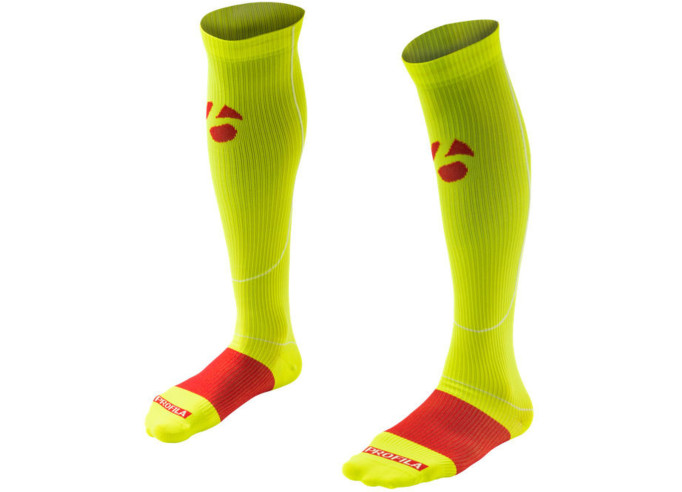 Socks Bontrager RXL Recovery Compression Vis Yellow