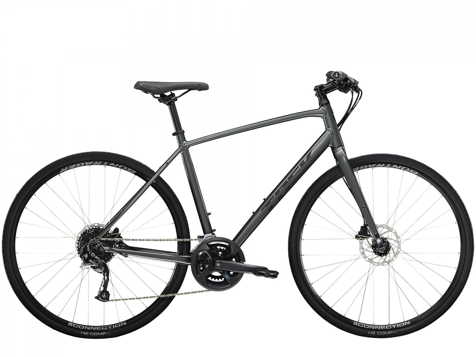 Fitness bike TREK FX 1 Disc Satin Trek Black