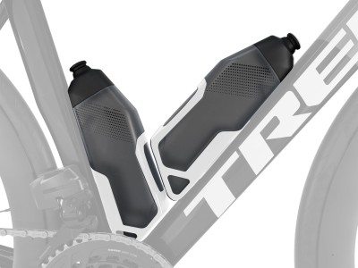 Trek RSL Aero Water Bottle and Cage Era white
