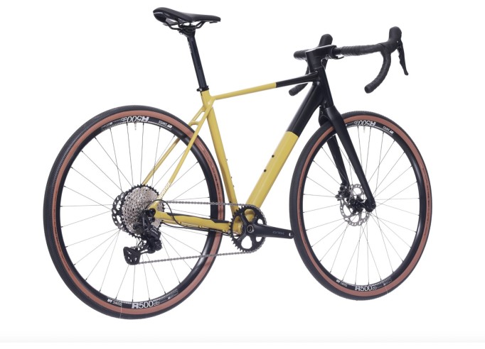 Superior X-Road 6.5 GR Matte Mustard / Black gravel dviratis