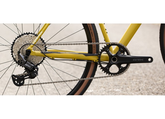 Superior X-Road 6.5 GR Matte Mustard / Black gravel dviratis