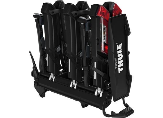 Platform towbar bike rack foldable Thule Epos 3-bike