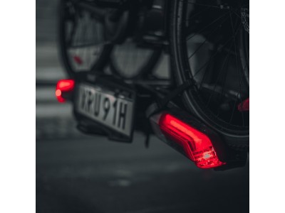 Platform towbar bike rack foldable Thule Epos 3-bike