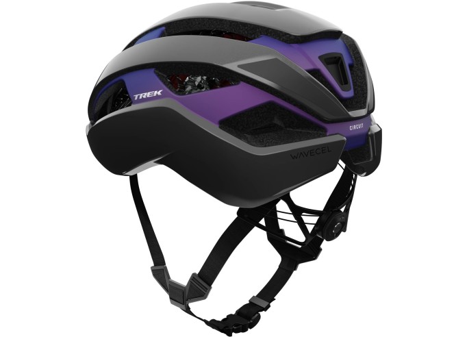 Helmet Trek Circuit Wavecel Dnister Black/Purple Flip
