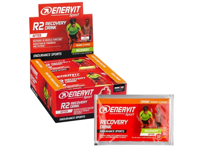 Enervit Sport R2 Recovery Drink Powder, Orange, 50g