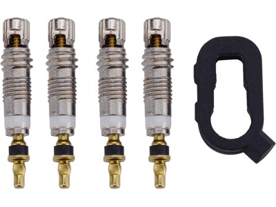 Tubeless valves BBB BTI-161  Valvecore set 4 pcs brass