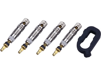 Tubeless valves BBB BTI-161  Valvecore set 4 pcs brass 2