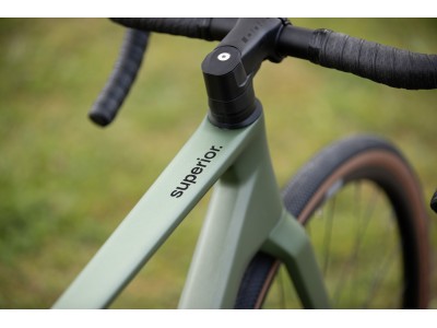 Gravel bike Superior XR 9.5 GR Matte Green Grey / Green
