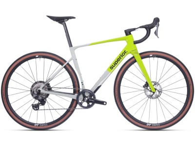 Gravel bike Superior XR 9.7 GR Gloss Grey / Racing Yellow