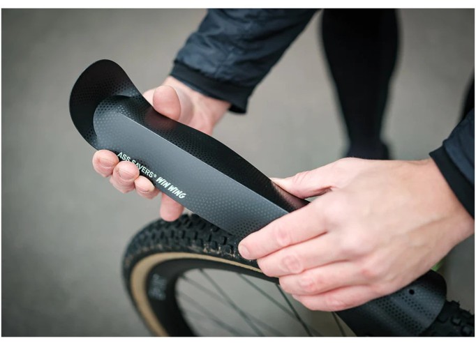 ASS SAVERS Mudguard Win Wing 2 Gravel | Black