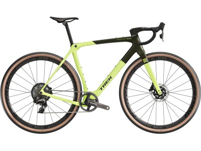 Trek Checkmate SLR 7 AXS Olive Drab/Glowstick gravel dviratis