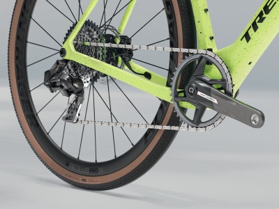 Trek Checkmate SLR 7 AXS Olive Drab/Glowstick gravel dviratis
