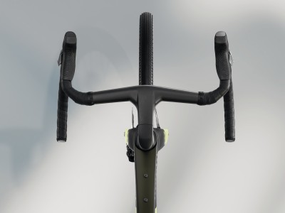 Trek Checkmate SLR 7 AXS Olive Drab/Glowstick gravel dviratis