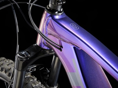 E-mtb TREK Marlin+ 8 Purple Flip to Black Fade