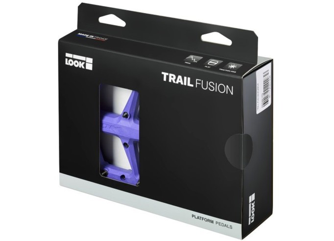 LOOK Trail Fusion MTB Flat Pedals - purple