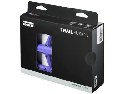 LOOK Trail Fusion MTB Flat Pedals - purple