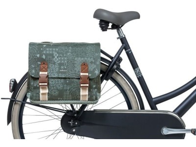 Basil Bohème double bag, 35L, forest green