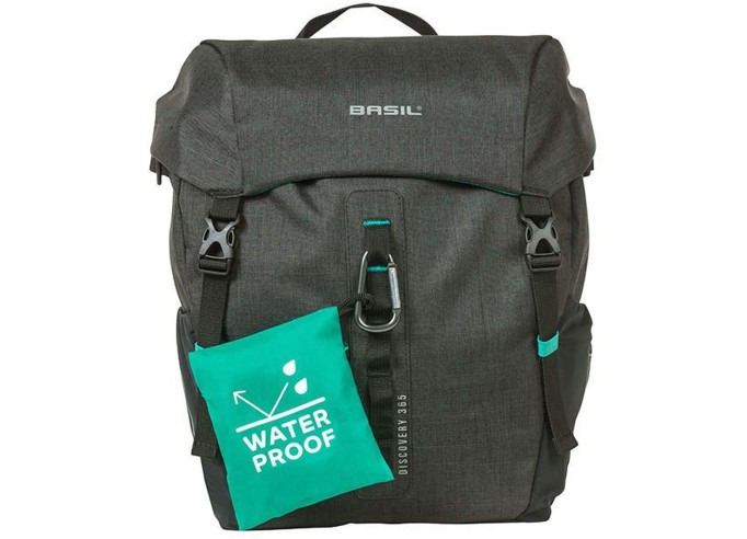Basil Discovery 365D single bag M, 9L, black mellee