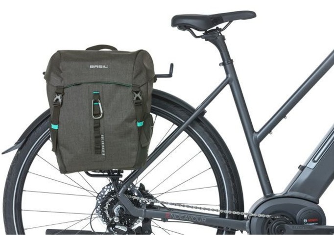 Basil Discovery 365D single bag M, 9L, black mellee