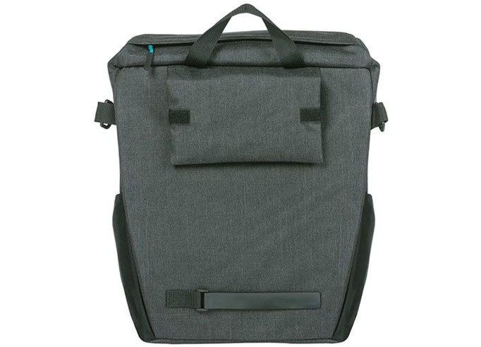 Basil Discovery 365D single pannier bag L, 20L, black melee