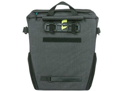 Basil Discovery 365D single pannier bag L, 20L, black melee