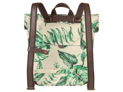 Basil Ever-Green bicycle daypack, 14-19L, sandshell beige