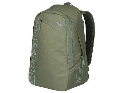Basil Flex bicycle backpack, 17L, forest green