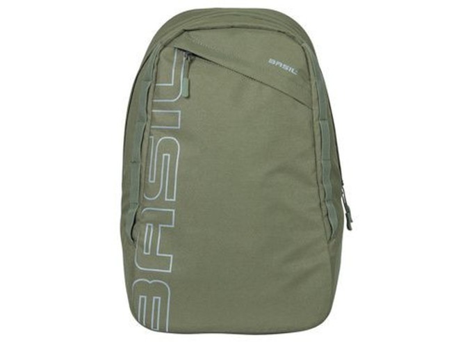 Basil Flex bicycle backpack, 17L, forest green
