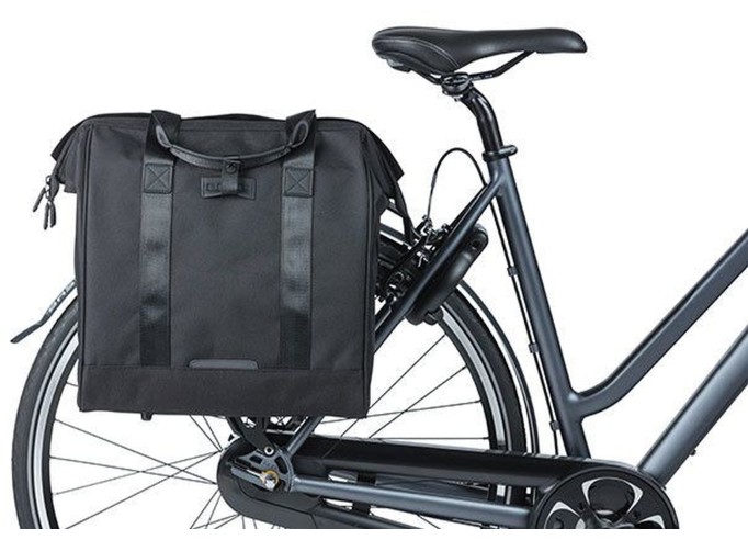 Bagažinės krepšys Basil Grand bicycle shopper, 23L, black