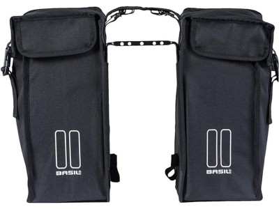 Basil Mara double bag, 26L, black