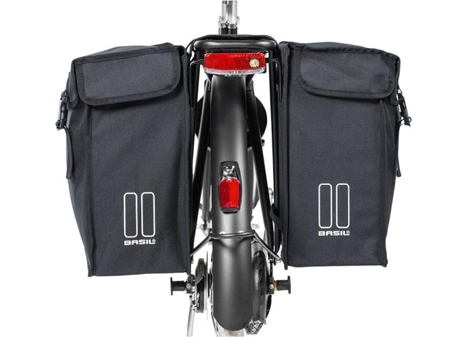 Basil Mara double bag, 26L, black