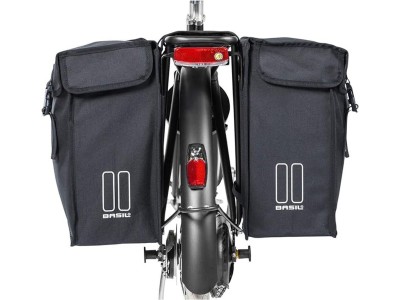 Bagažinės krepšys Basil Mara double bag, 26L, juodas