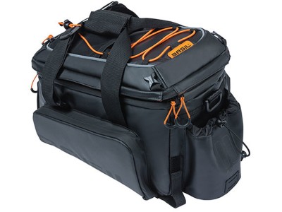 Bagažinės krepšys Basil Miles Tarpaulin trunkbag XL Pro, 9-36L, black orange