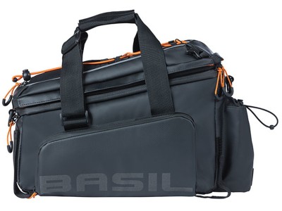 Basil Miles Tarpaulin trunkbag XL Pro, 9-36L, black orange
