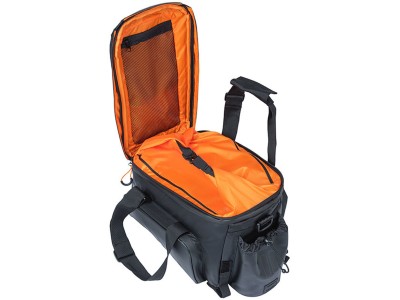 Bagažinės krepšys Basil Miles Tarpaulin trunkbag XL Pro, 9-36L, black orange