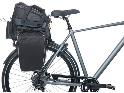 Bagažinės krepšys Basil Miles Tarpaulin trunkbag XL Pro, 9-36L, black orange