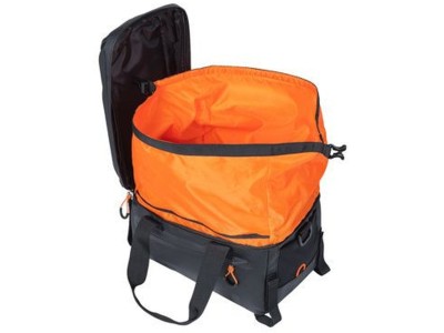 Basil Miles Tarpaulin trunkbag, 7L, black orange