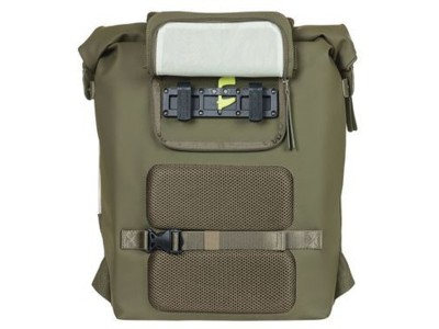 Basil SoHo bicycle backpack Nordlicht, 17L, moss green