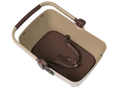 Basil Buddy dog bicycle basket KF, 32L, biscotti brown