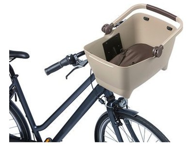 Basil Buddy dog bicycle basket KF, 32L, biscotti brown