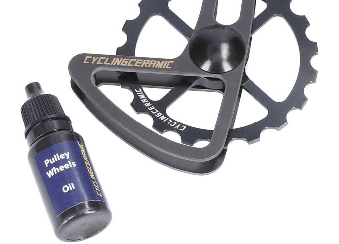 CYCLINGCERAMIC Oversized Derailleur Cage for Shimano Dura Ace 9250 / Ultegra 8150 | black