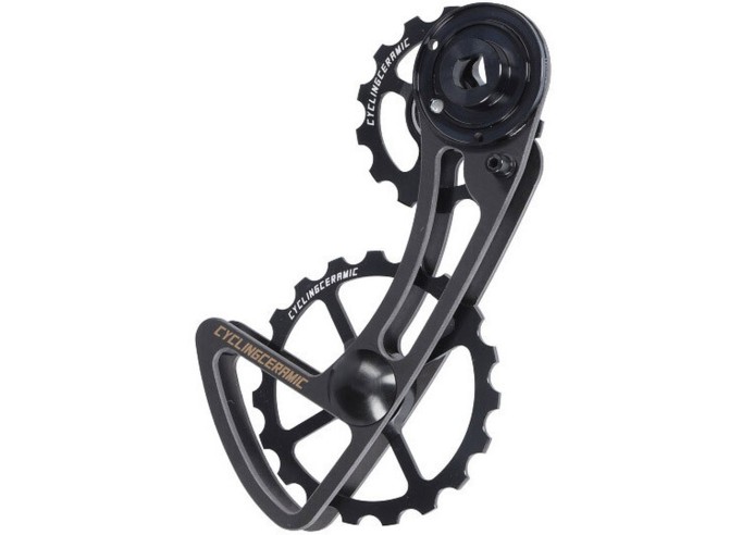 CYCLINGCERAMIC Oversized Derailleur Cage for SRAM RED / Force / Rival AXS | black