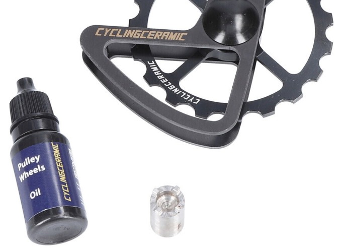 CYCLINGCERAMIC Oversized Derailleur Cage for SRAM RED / Force / Rival AXS | black