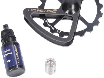 CYCLINGCERAMIC Oversized Derailleur Cage for SRAM RED / Force / Rival AXS | black