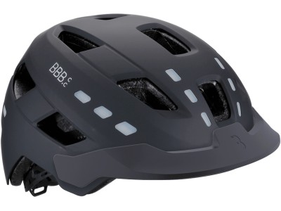 Šalmas BBB BHE-162 District Led black 2