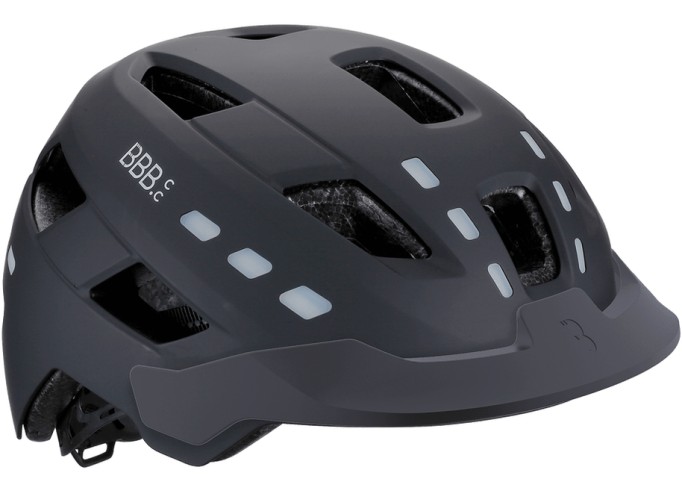 Šalmas BBB BHE-162 District Led black