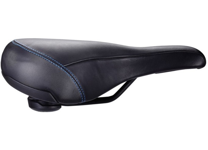 Saddle BBB BSD-103 ComfortPlus relaxed leather black 210x270mm