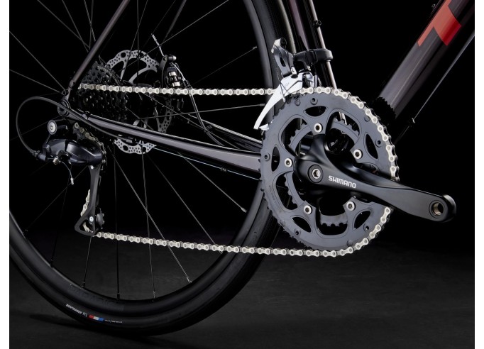 Plento dviratis TREK Domane AL 2 Gen 4 Crimson to Dark Carmine Fade