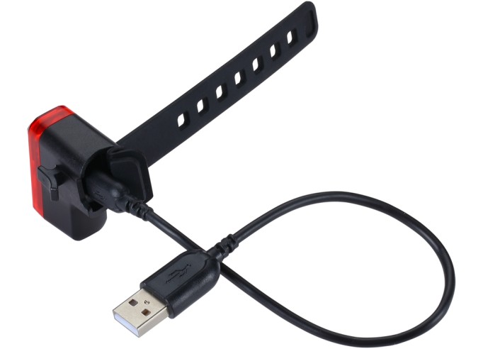 BBB BLS-145 Salute USB galinis žibintas, black