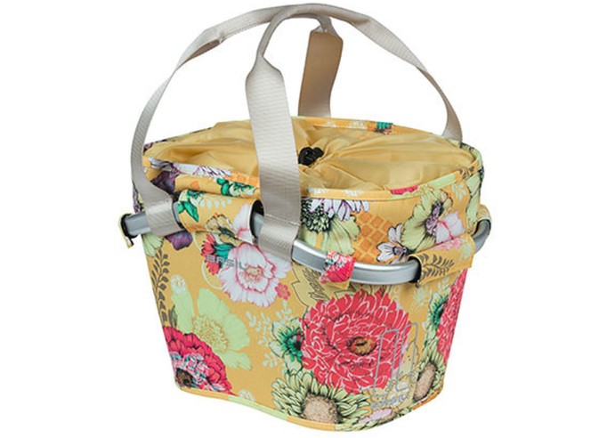 Basket Basil Bloom Field carry all front basket KF, 15L, yellow